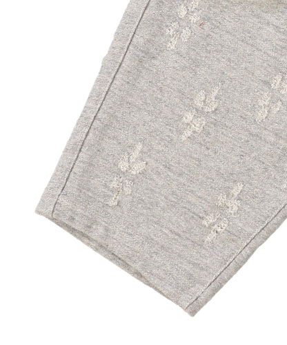 Floral Damaged Sweatpants