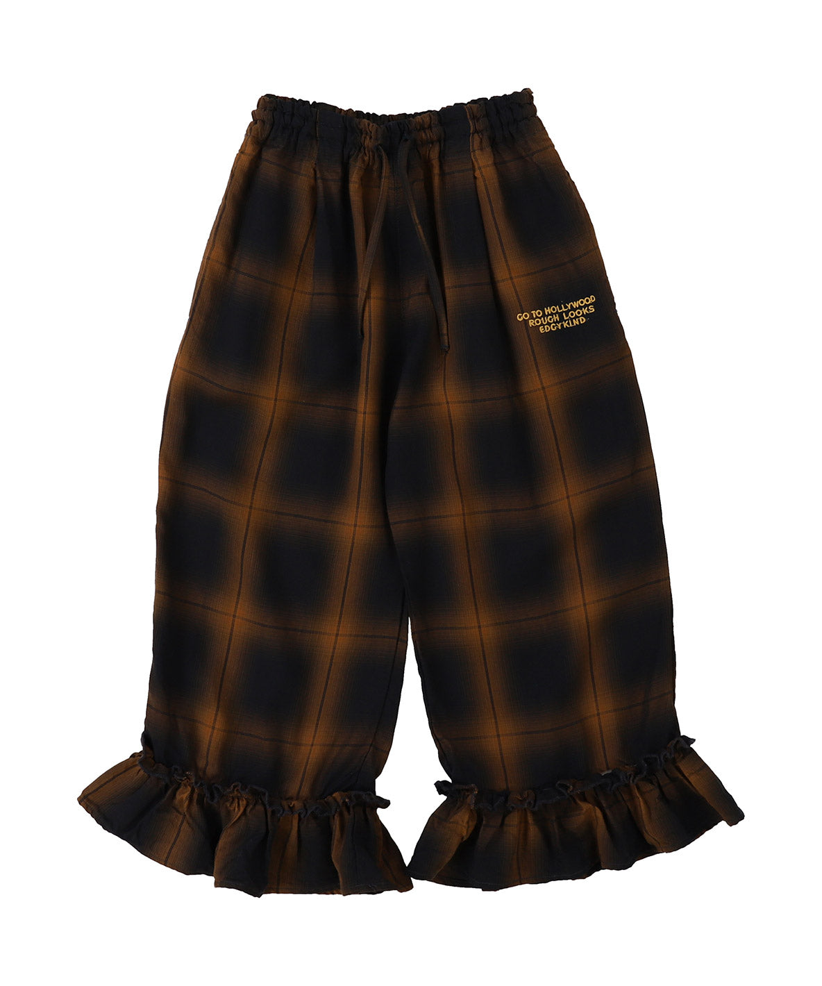 Ombre Plaid Relaxing Pants
