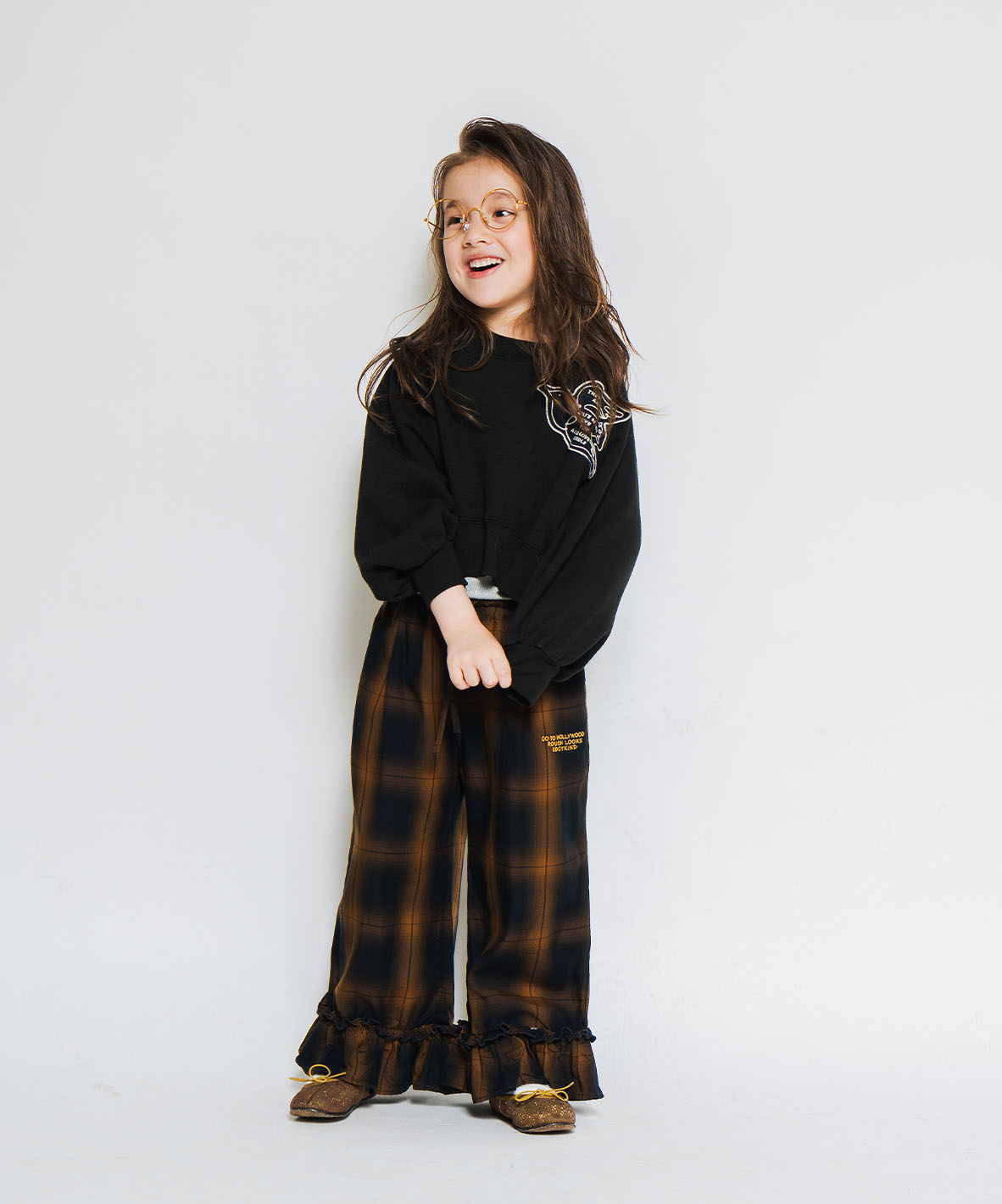 Ombre Plaid Relaxing Pants