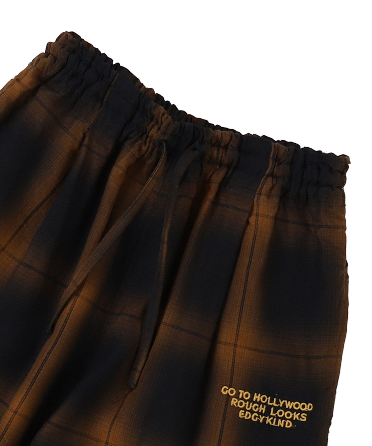 Ombre Plaid Relaxing Pants