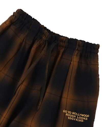 Ombre Plaid Relaxing Pants