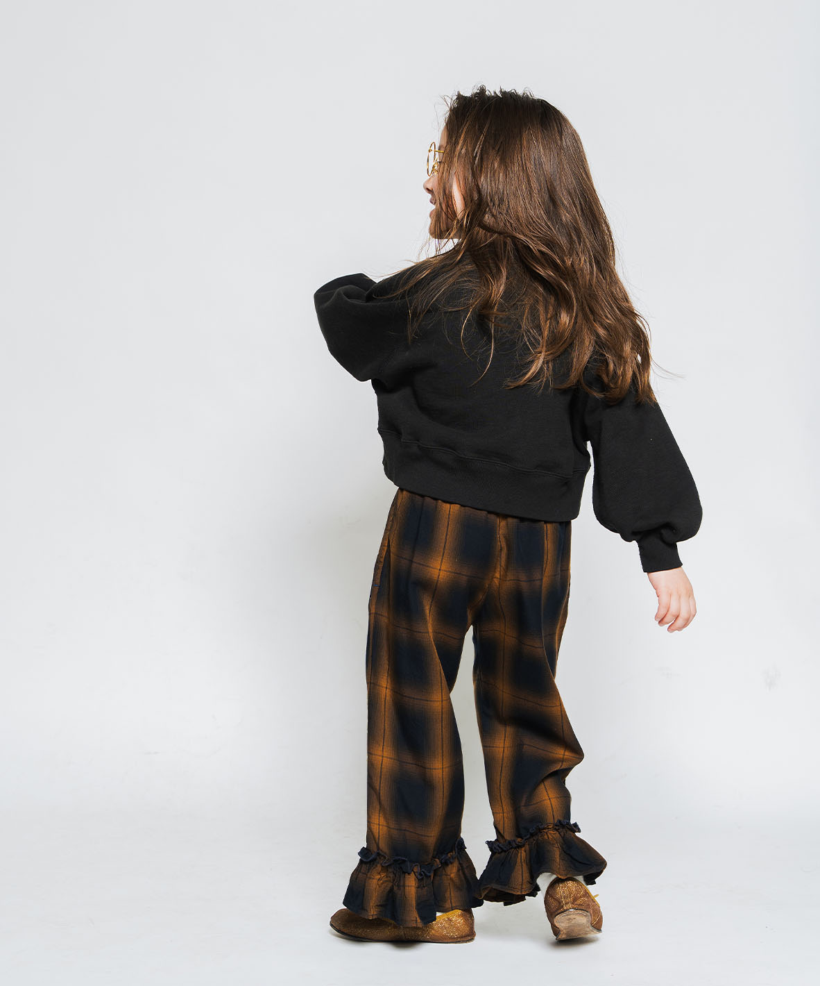 Ombre Plaid Relaxing Pants