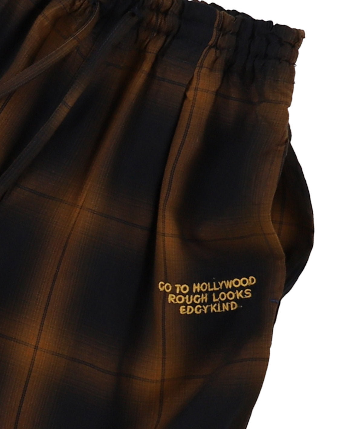 Ombre Plaid Relaxing Pants