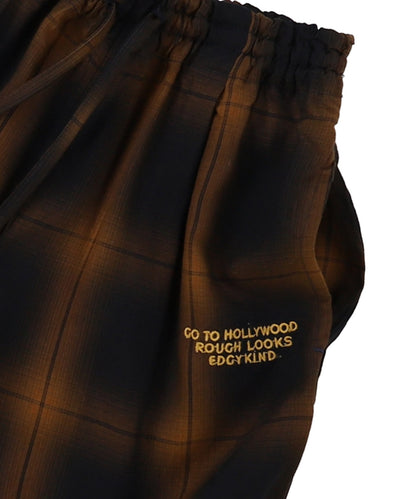 Ombre Plaid Relaxing Pants