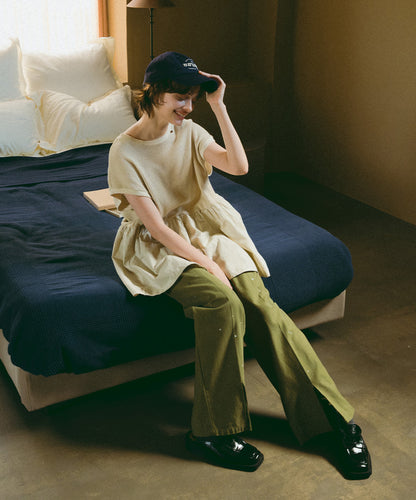 Back Satin Utility Pants