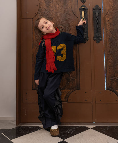 Ruffle Slacks