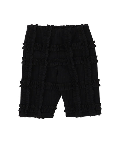 Chenille Corduroy Knit Biker Shorts