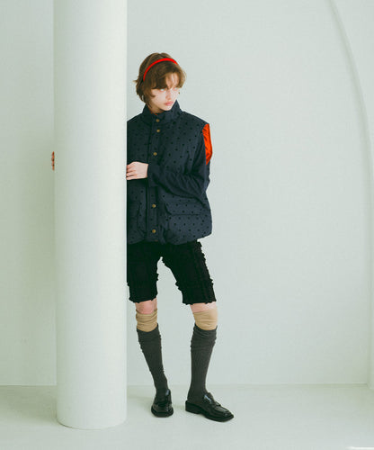 Chenille Corduroy Knit Biker Shorts
