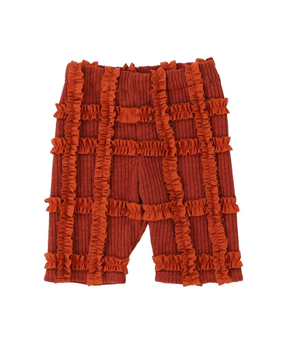 Chenille Corduroy Knit Biker Shorts