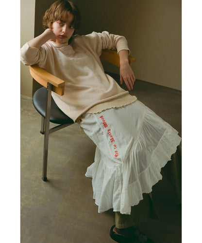 Loan Cutwork Wrapped Skirt