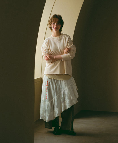 Loan Cutwork Wrapped Skirt
