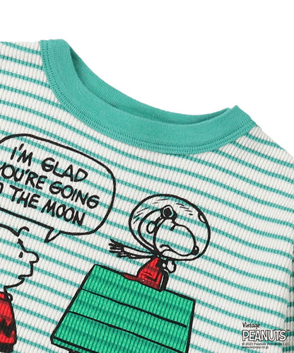 Striped Waffle SNOOPY SPACE TEE