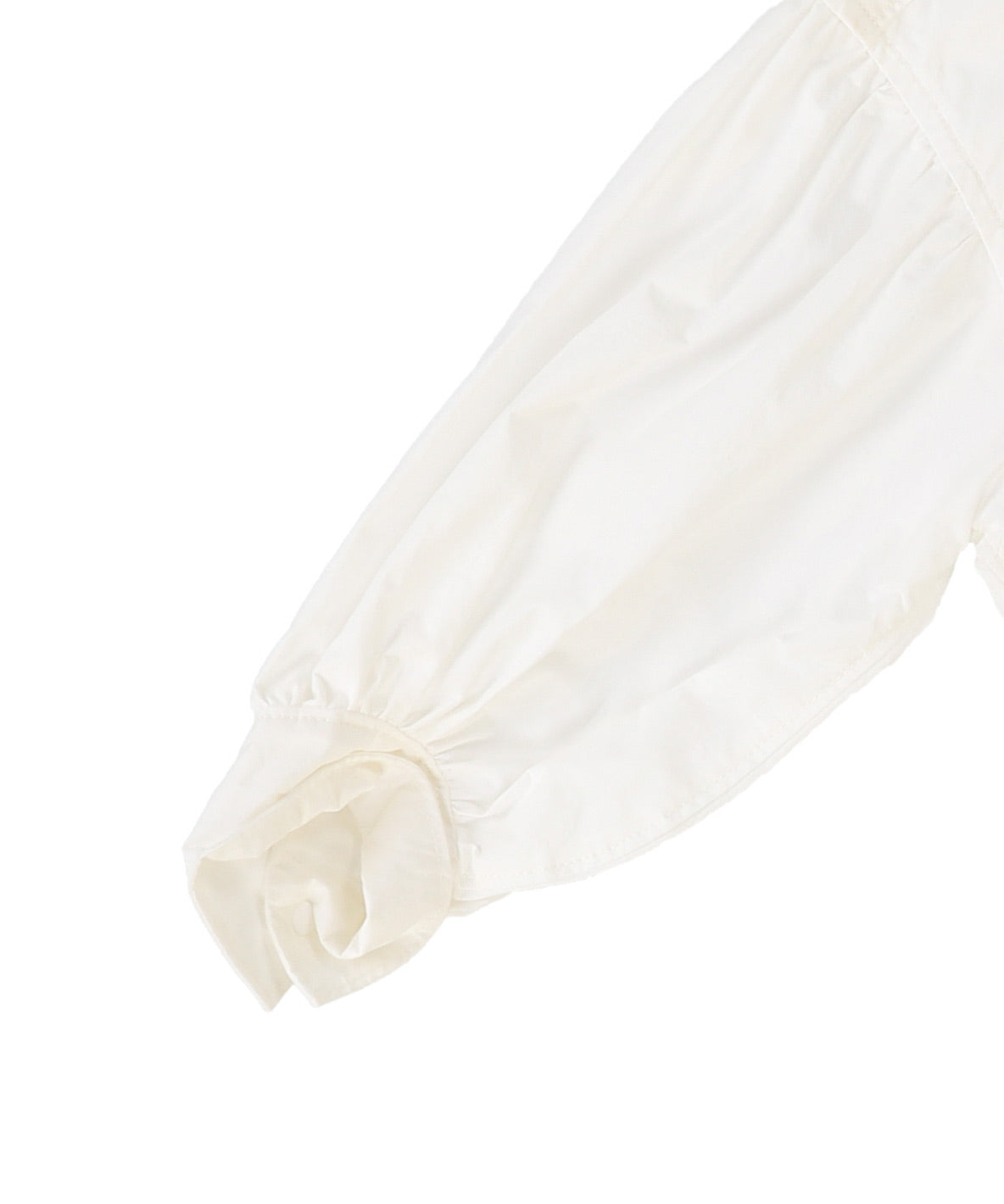 Typewriter Cloth Long Ballooned Shirt