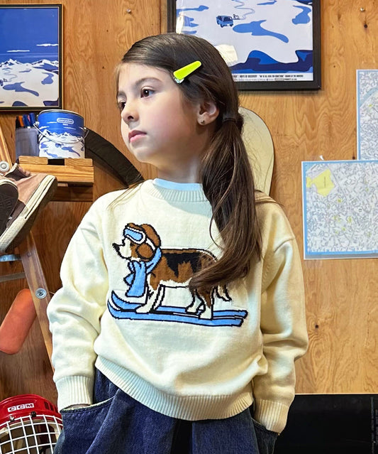 GROOVY SKI DOG Crewneck Knitwear