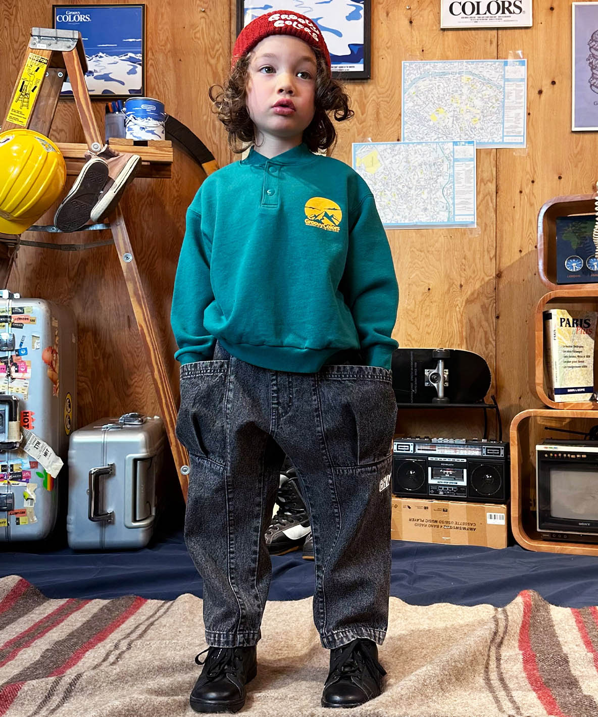 Pile DINOSAUR Pullover Sweatshirt