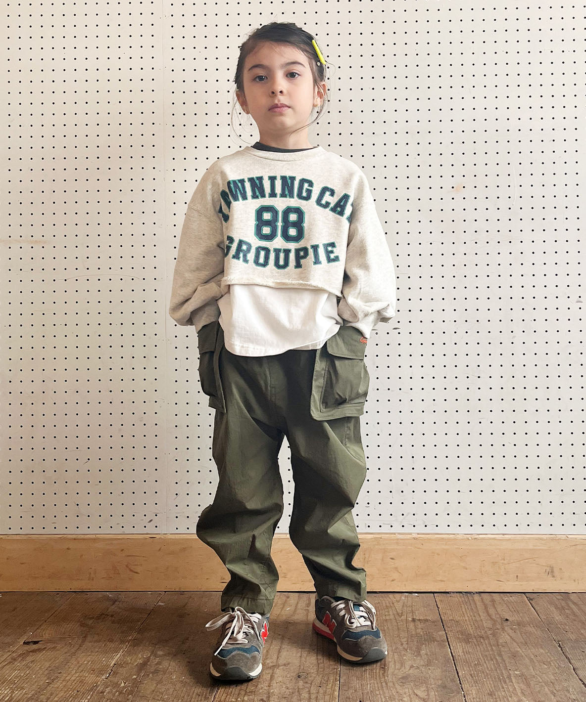 Pile Short Sweatshirt