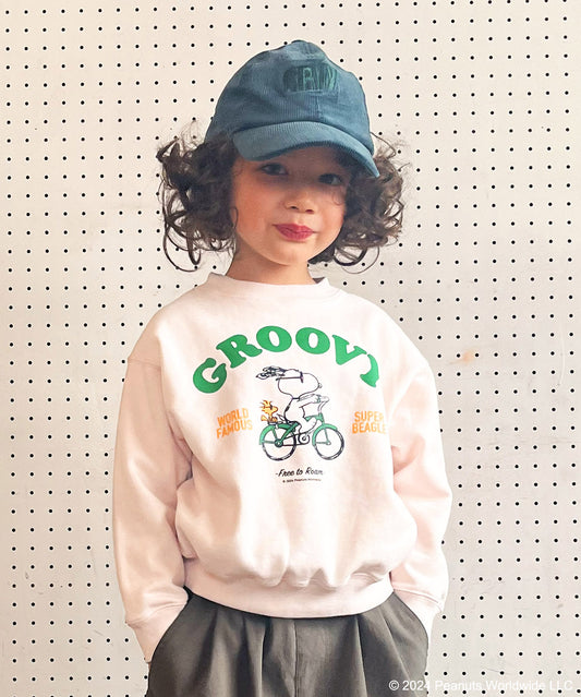 SNOOPY and GROOVY Pile Sweatshirt