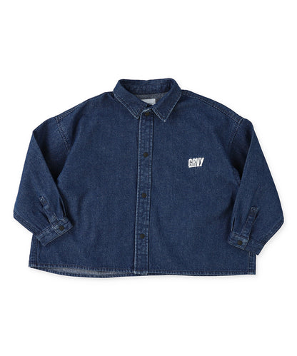 8oz Denim HAMBURGER Big Shirt