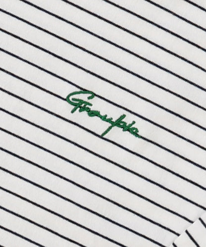 Striped and Tent-sleeve Tee