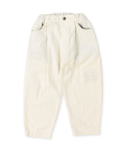 Back-satin Graffiti Balloon Pants