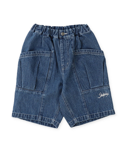 Denim Side Pocket Shorts