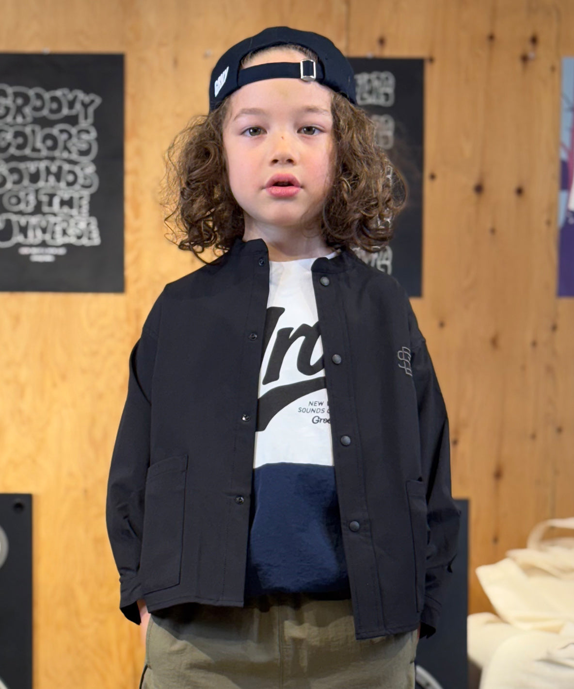 Nylon 4way Band Collar Shirt