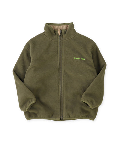 Micro Fleece Reversible Zip-up Jacket