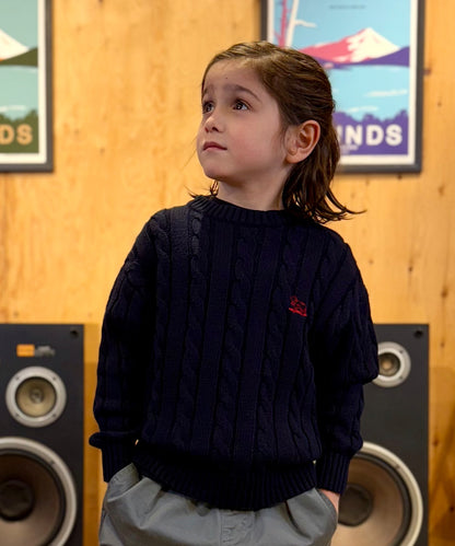 GROOVY Crewneck Cable Knit