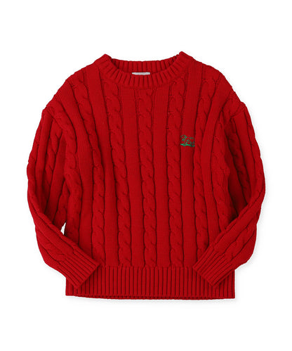 GROOVY Crewneck Cable Knit