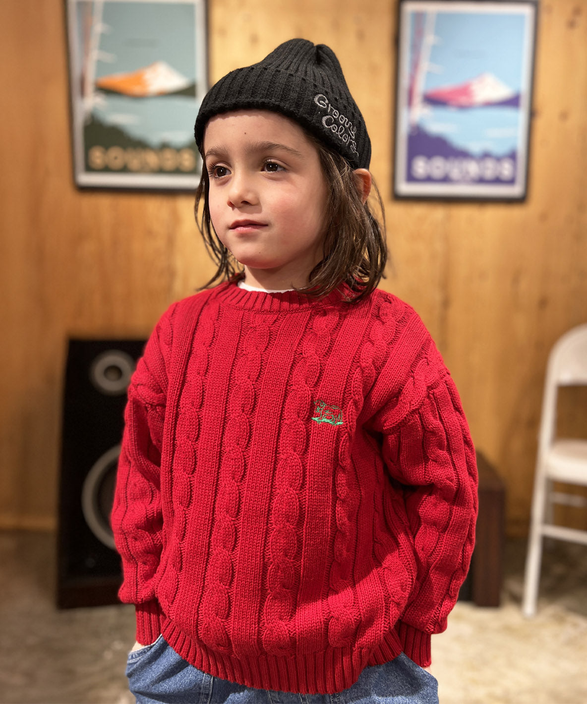 GROOVY Crewneck Cable Knit