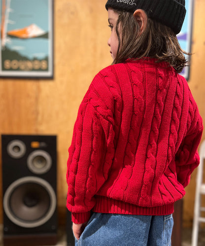 GROOVY Crewneck Cable Knit