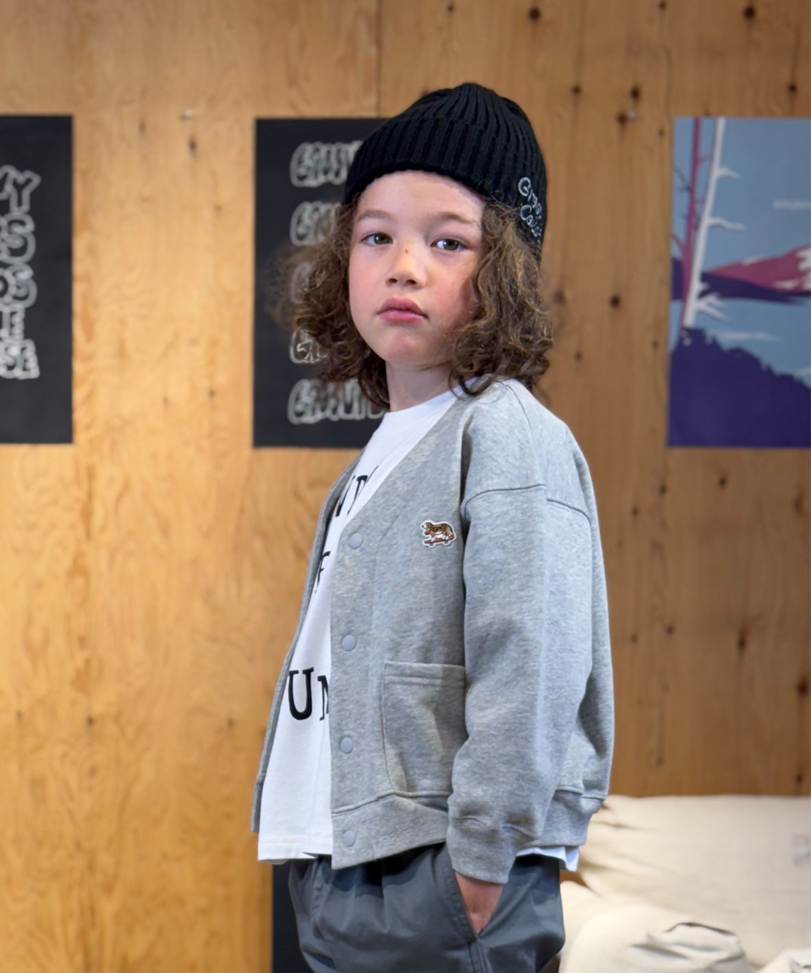 GRS SKATE DOG Sweat Cardigan