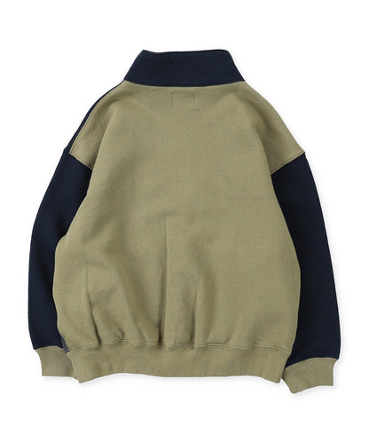 Multi Color Half Zip Sweatshirt