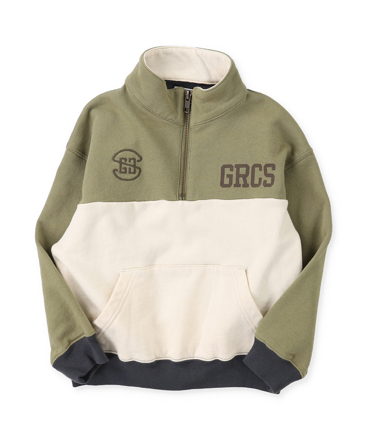 Multi Color Half Zip Sweatshirt