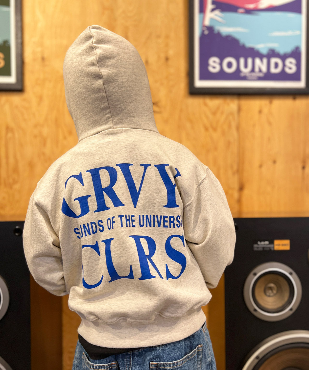 GROOVY COLORS Zip-up Sweat Hoodie