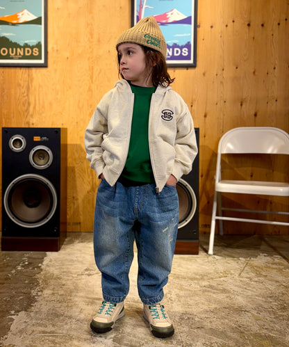 GROOVY COLORS Zip-up Sweat Hoodie