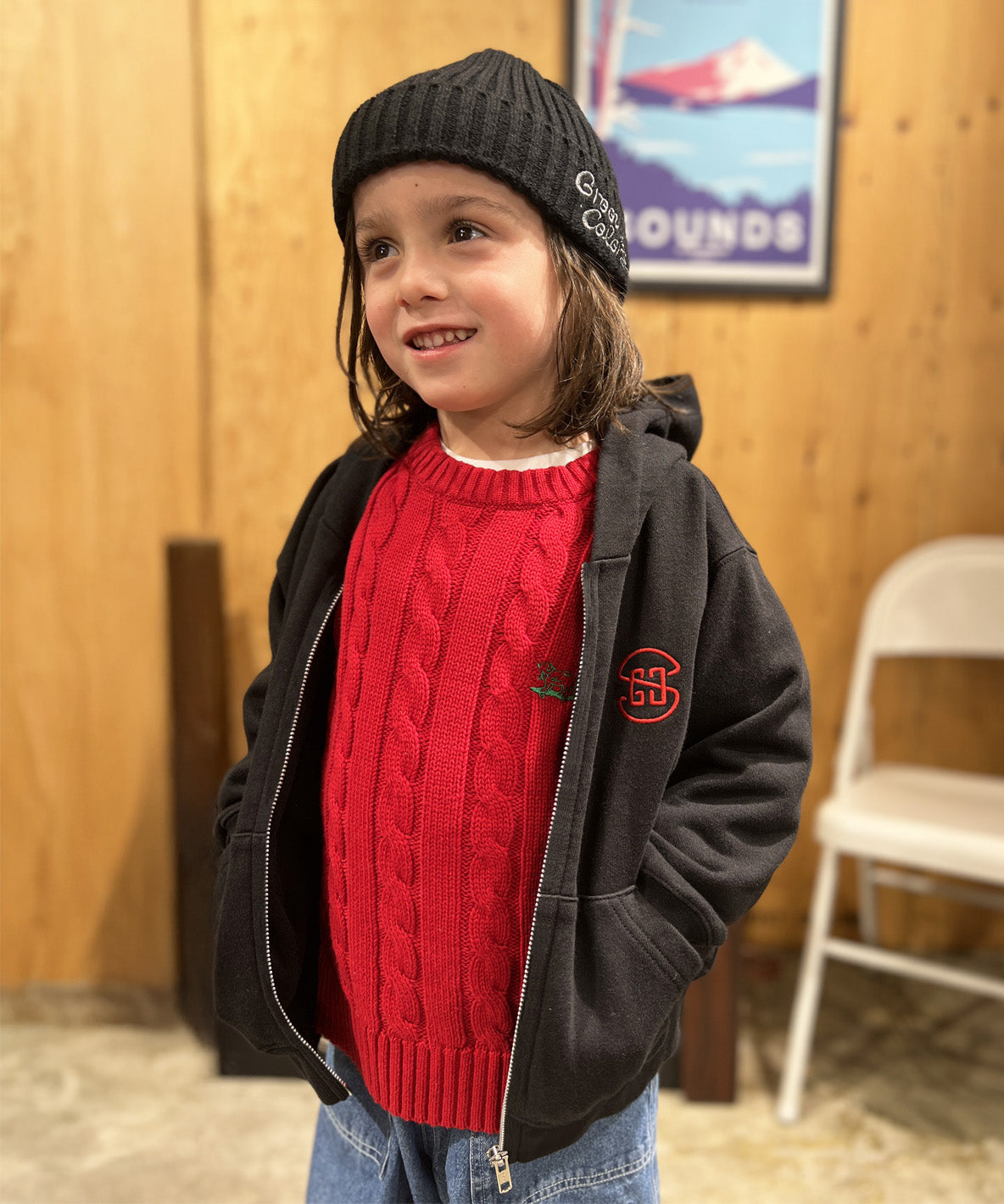 GROOVY COLORS Zip-up Sweat Hoodie