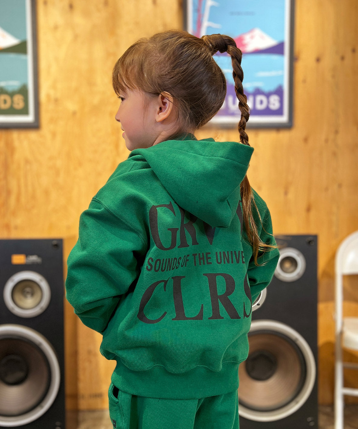 GROOVY COLORS Zip-up Sweat Hoodie