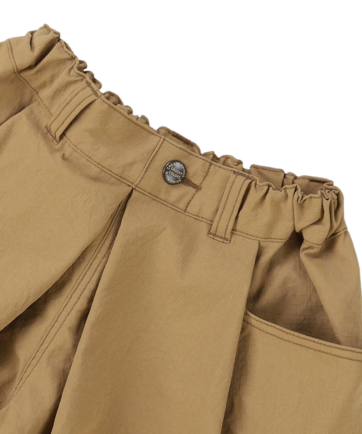 Water-repellent Wrap Front Culottes