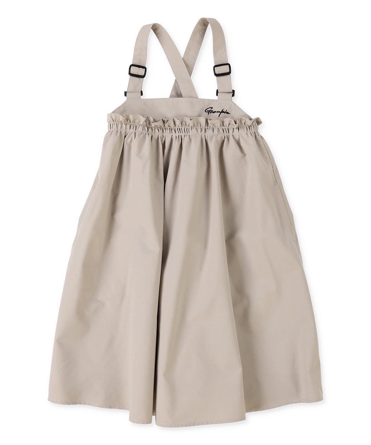 Water-repellent Salopette Skirt