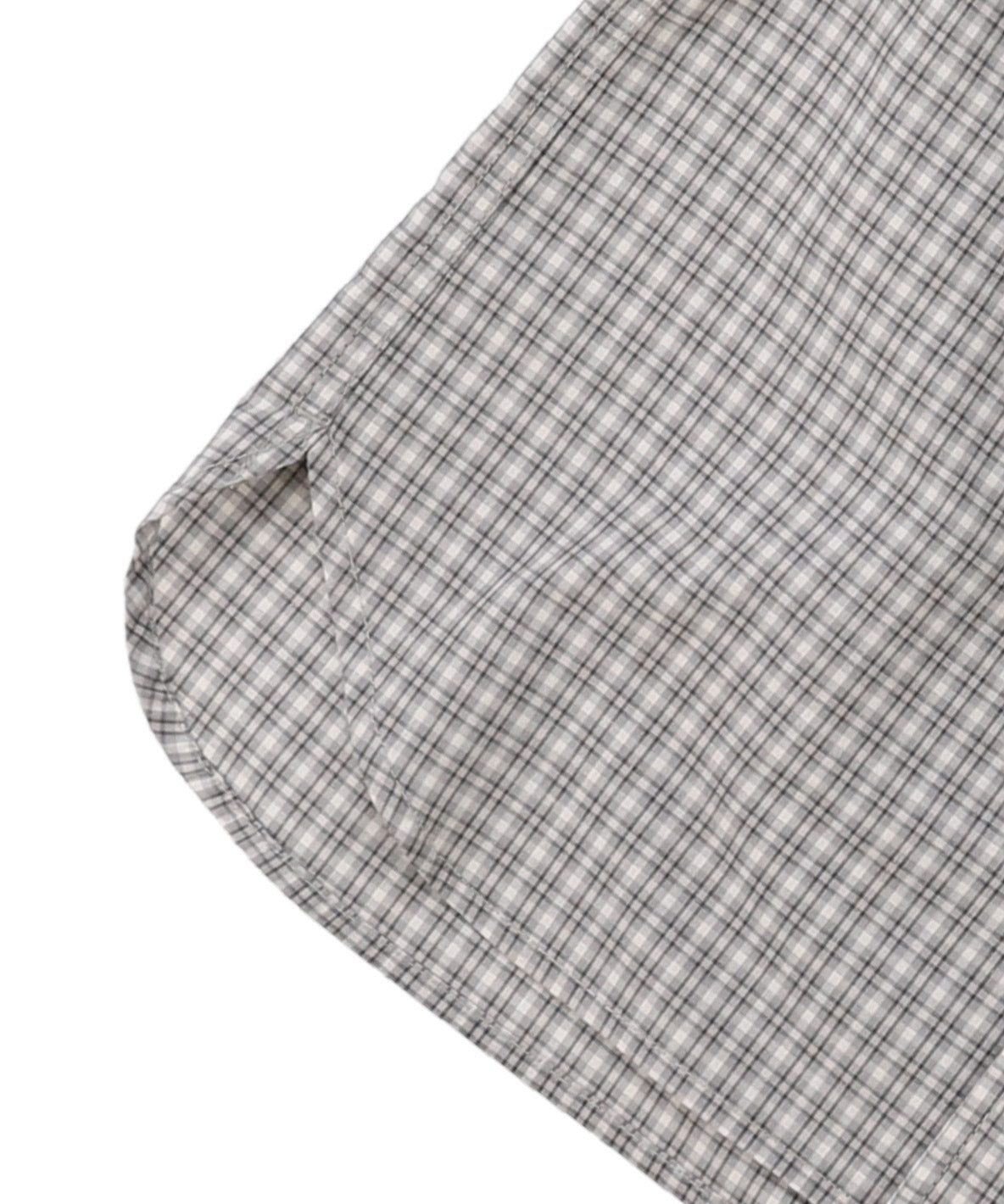 Mini Plaid BUDDY Band Collar Shirt