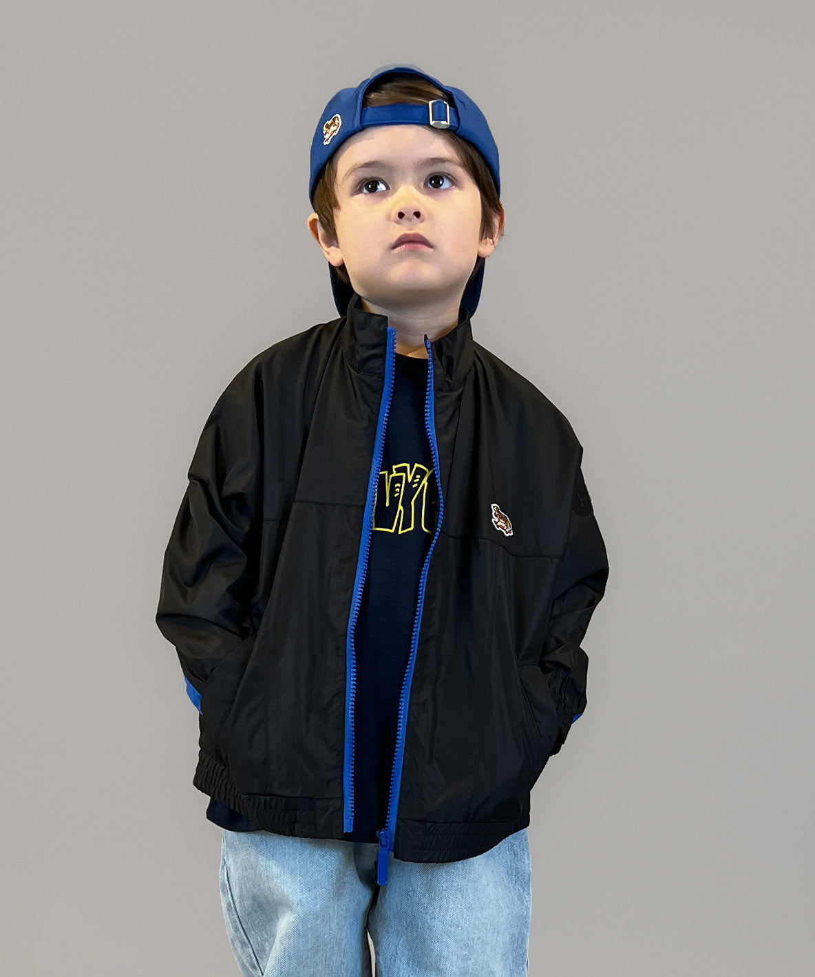 Recycled Polyester 2tone Zip Jacket