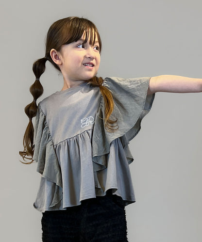 Butterfly-sleeve Tee