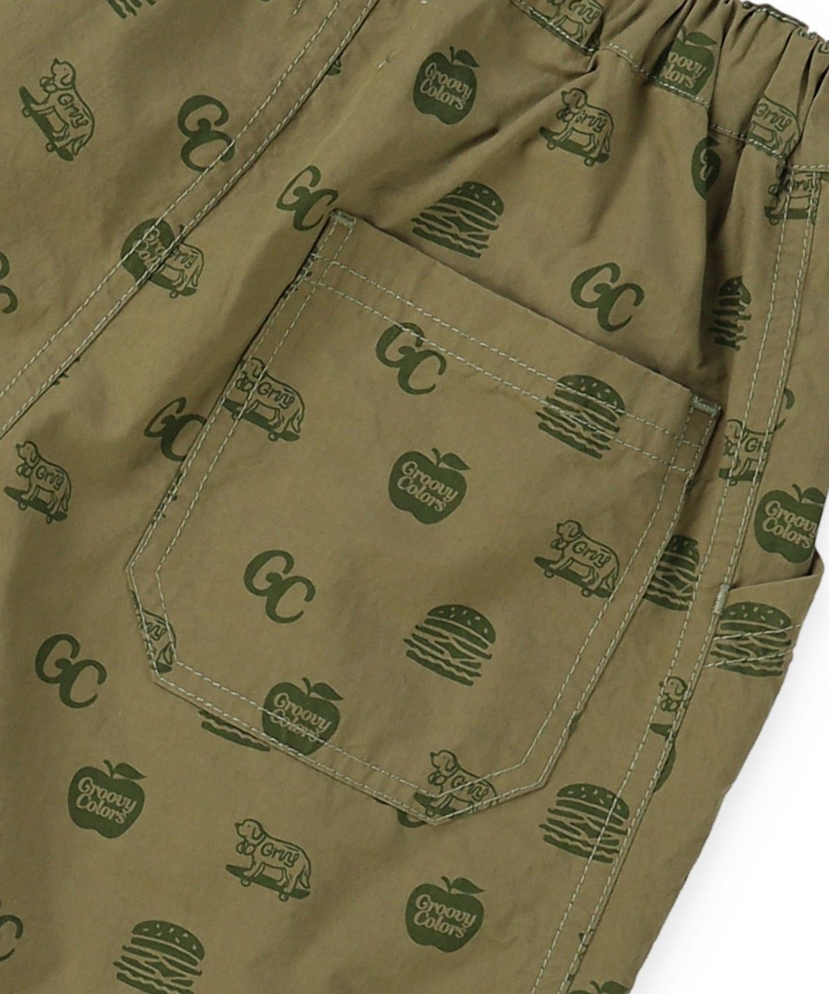 GC Patterned Side Pocket Shorts