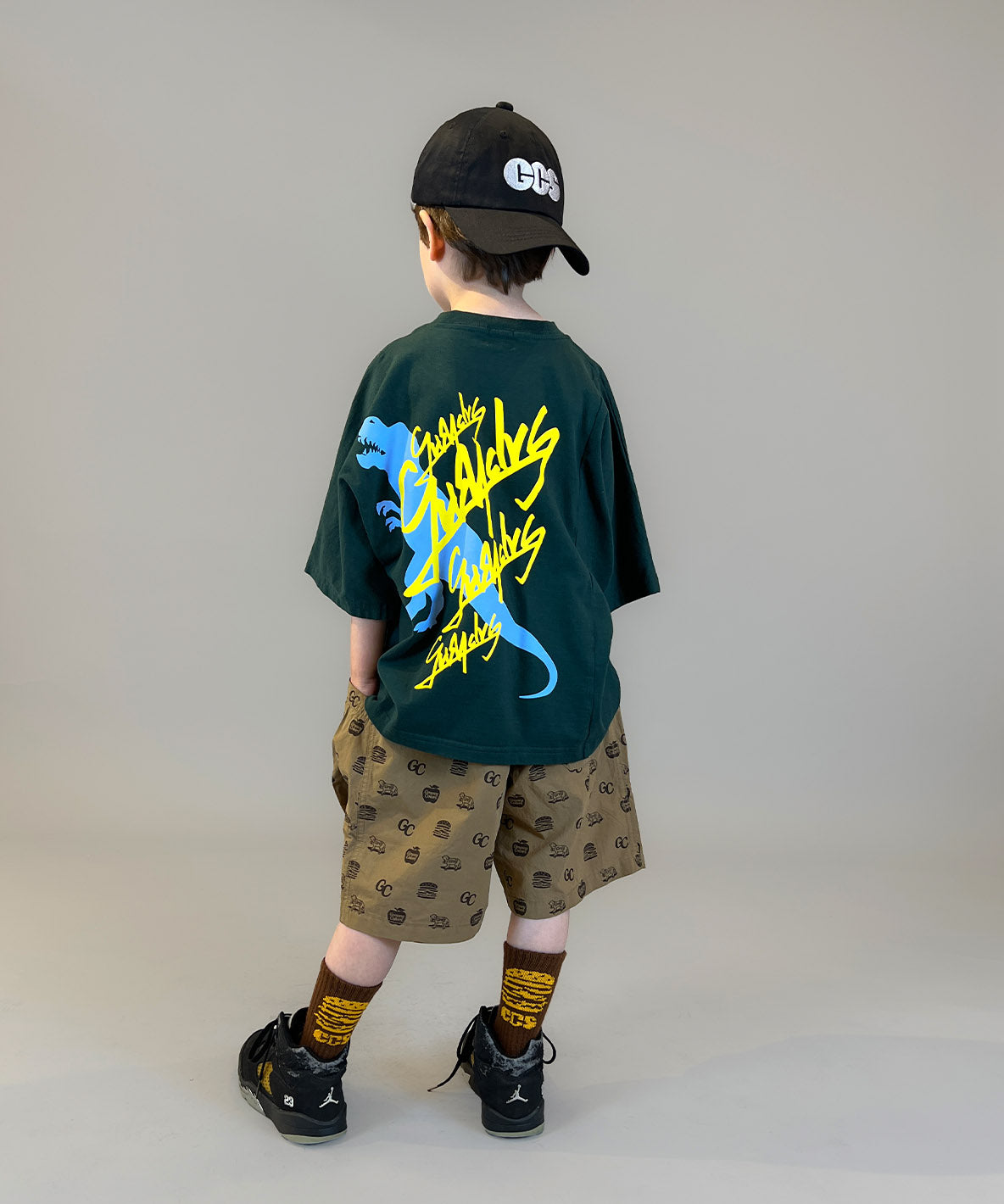 GC Patterned Side Pocket Shorts