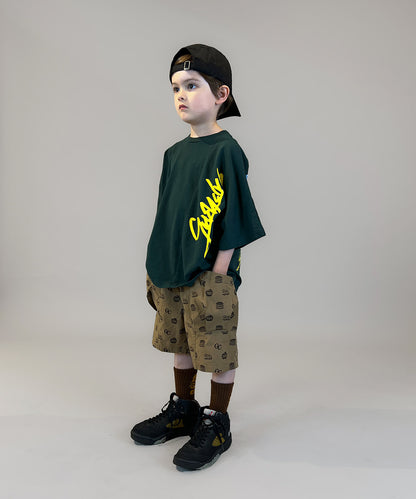 GC Patterned Side Pocket Shorts