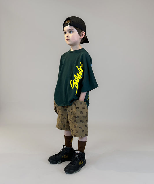 GC Patterned Side Pocket Shorts