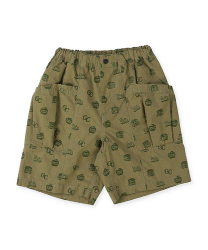 GC Patterned Side Pocket Shorts
