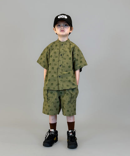 GC Patterned Side Pocket Shorts