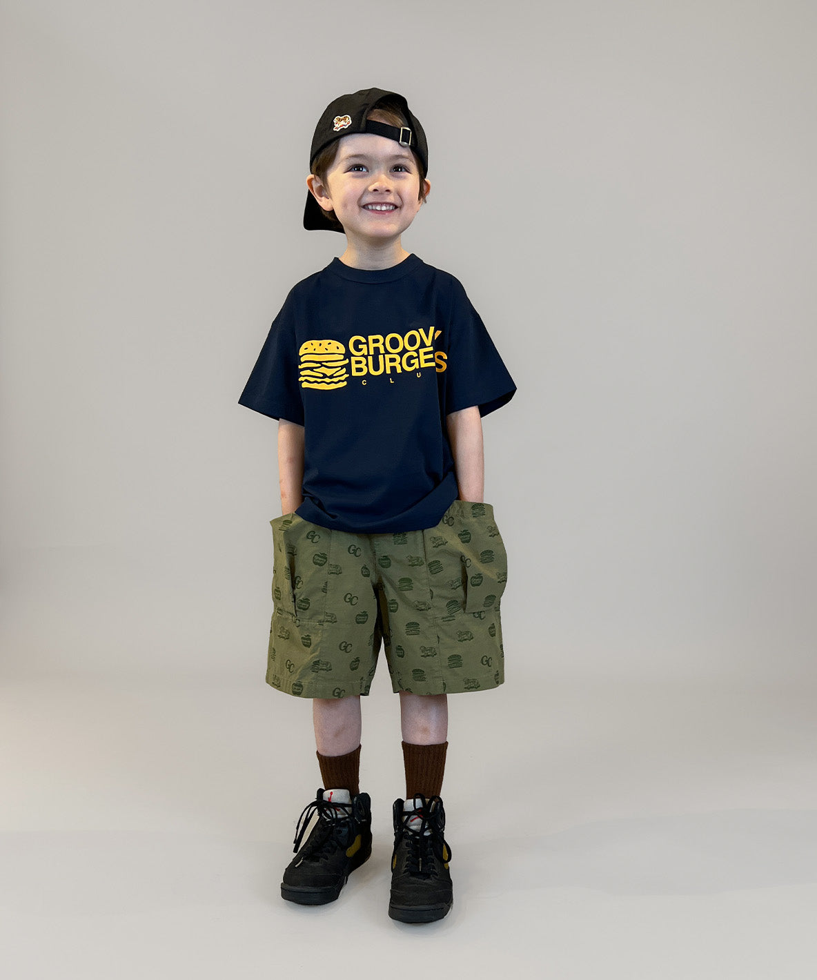 GC Patterned Side Pocket Shorts